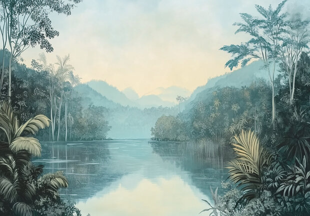Jungle Meer Fotobehang 15543