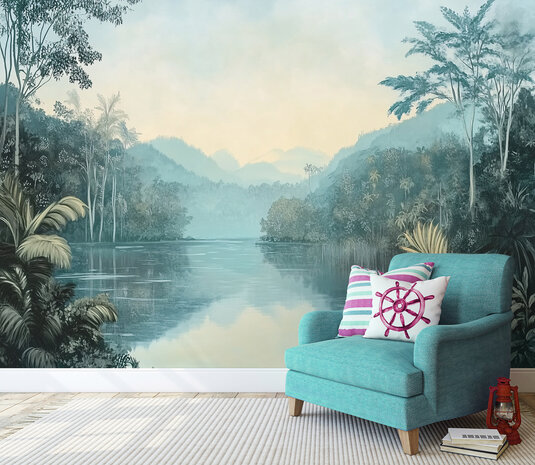 Jungle Meer Fotobehang 15543