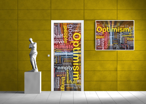 Abstract Subtitles Door Mural Photo Wallpaper 274VET