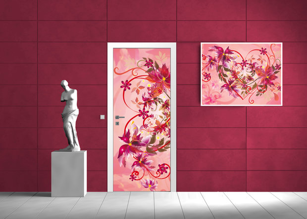 Abstract Door Mural Photo Wallpaper 520VET