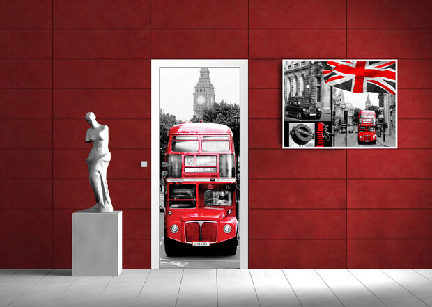 London Door Mural Photo Wallpaper 059VET