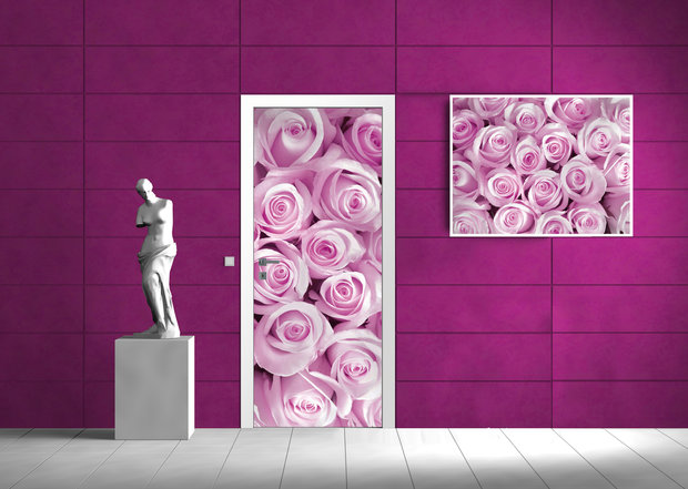 Flowers Flower Floral Door Mural Photo Wallpaper 142VET