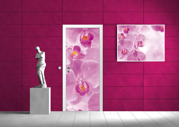 Flowers Flower Floral Door Mural Photo Wallpaper 149VET