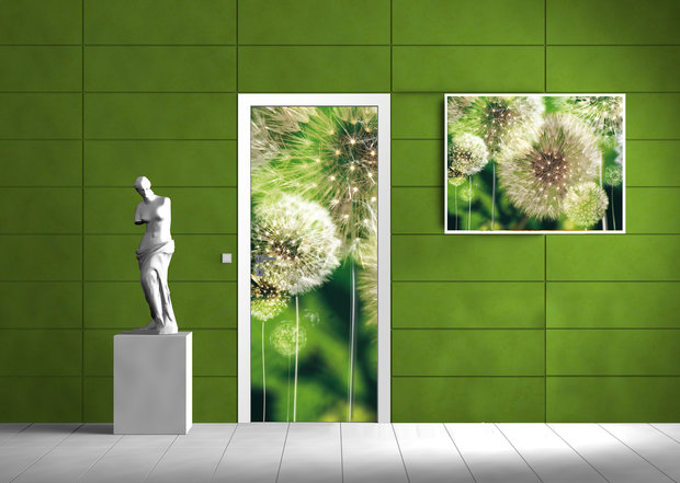 Dandelions Door Mural Photo Wallpaper 056VET