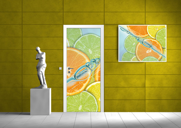 Limes Door Mural Photo Wallpaper 110VET