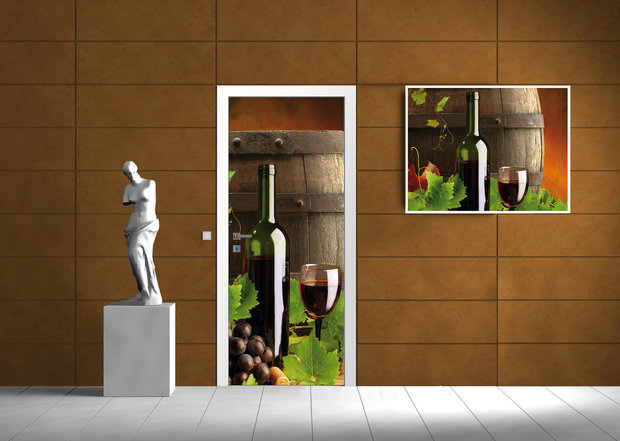 Wine Door Mural Photo Wallpaper 102VET