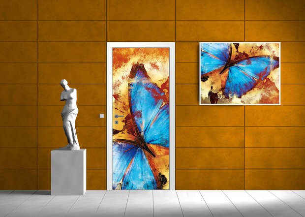 Vintage Art Door Mural Photo Wallpaper 192VET