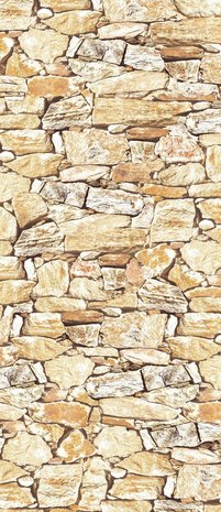 Stone Wall Rock Door Mural Photo Wallpaper 246VET