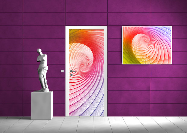 Abstract Door Mural Photo Wallpaper 307VET