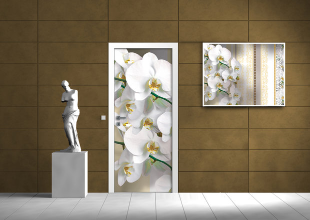 Flowers Flower Floral Door Mural Photo Wallpaper 1304VET