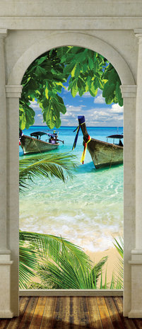 Sea Beach Sand Landscape Door Mural Photo Wallpaper 1525VET