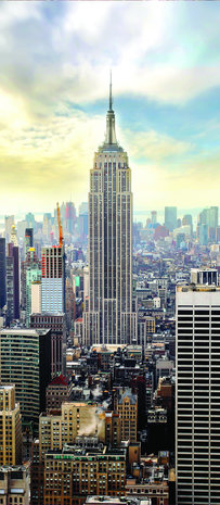 New York Panorama Door Mural Photo Wallpaper 2317VET