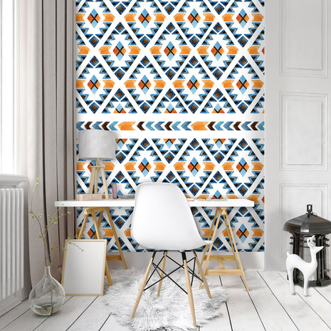 Geometric Pattern Photo Wall Mural 10725VEA