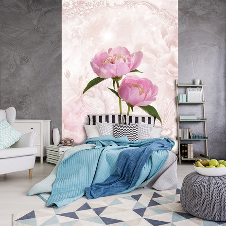 Pink Peony Photo Wall Mural 10295VEA