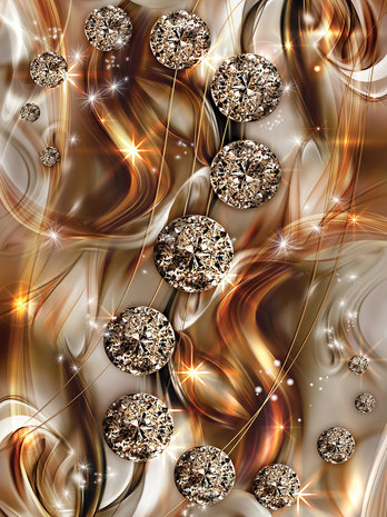 Diamond Abstract Photo Wall Mural 10576VEA