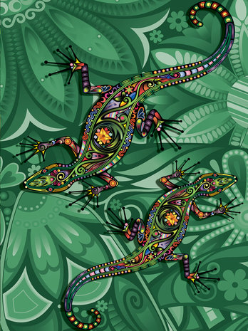 Lizard Photo Wall Mural 10214VEA