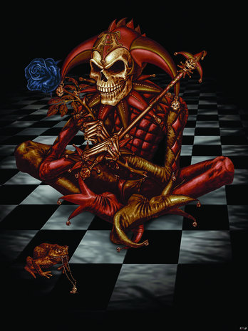 Gothic Fool's Familiar Photo Wall Mural 13253VEA