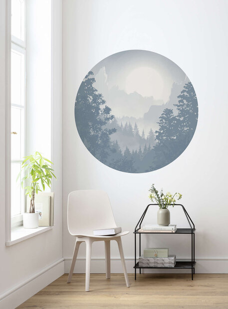 Komar Dots Blue Valley  D1-039