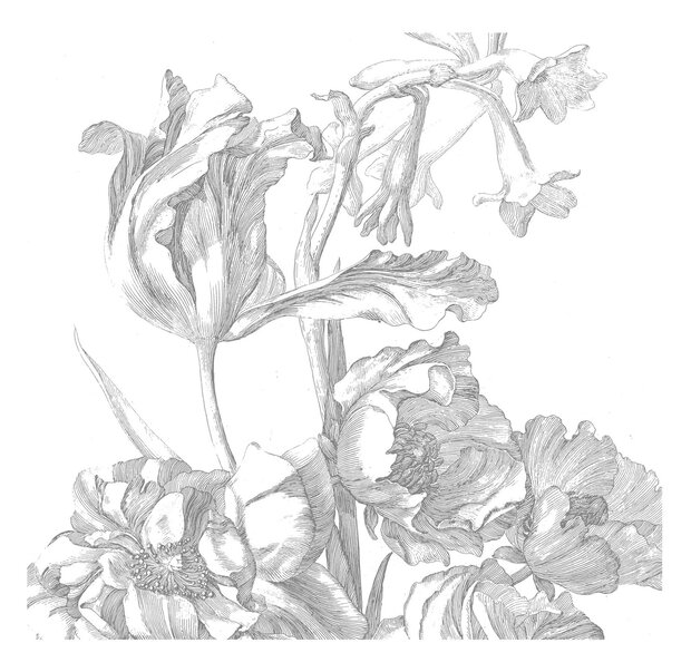 KEK Amsterdam Engraved Flowers I WP.331