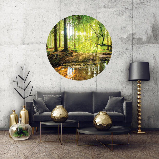 Forest Circle Mural 10513VEZ