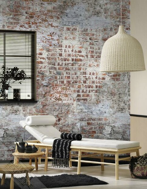 Bricks Wall Mural Non Woven 23890