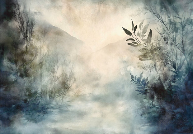 Mistige Vallei Fotobehang 15397