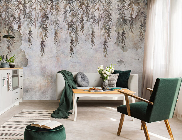 Treurwilg Vintage Fotobehang 15099