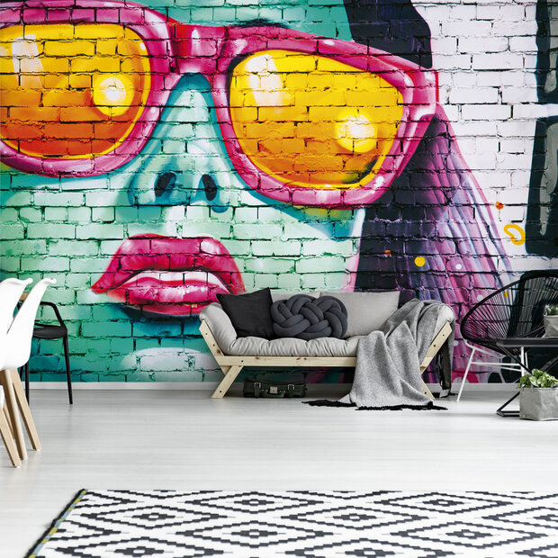 Graffiti Stones Wall Photo Wall Mural 12603P8