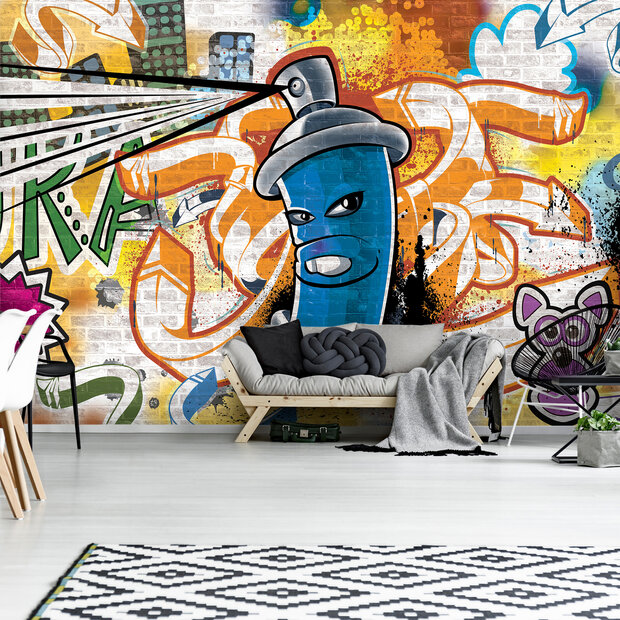 Graffiti Photo Wallpaper Mural 1398P8