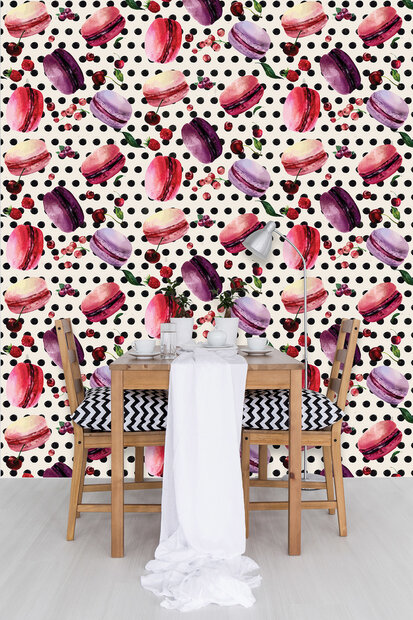 Macarons Cookies Photo Wall Mural 10871VEA