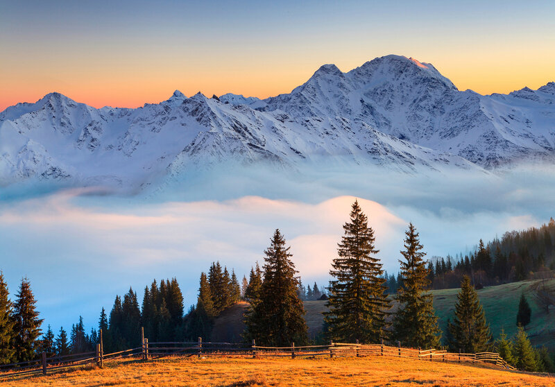 Snowy Mountains Fotobehang 14600